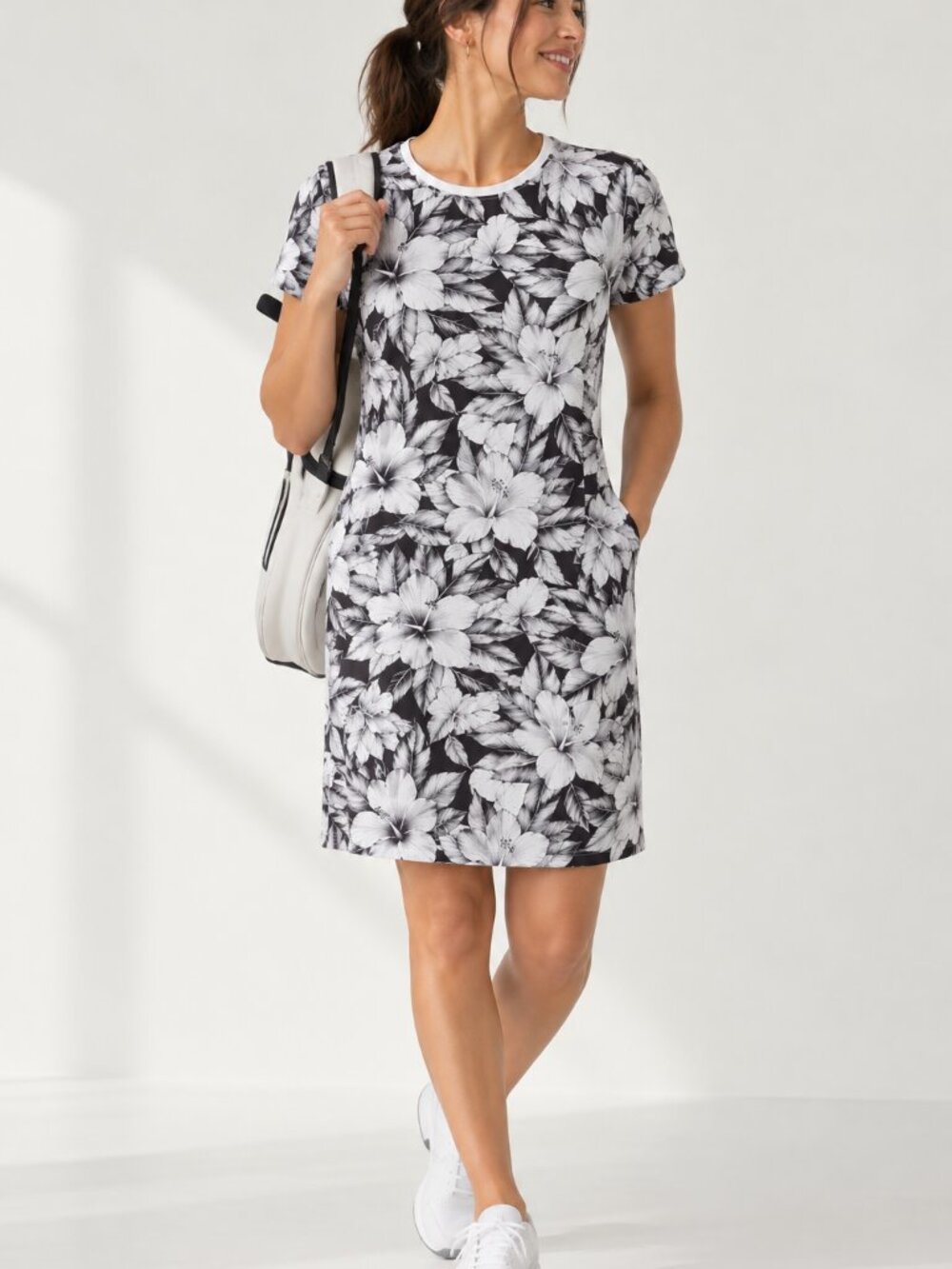 Tommy Bahama IslandZone XS Tropical Hibiscus Golf Resort Dress Pockets